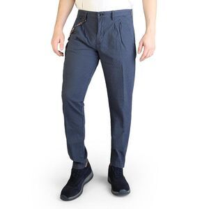 Yes Zee Casual Pants Classic Style Men Blue